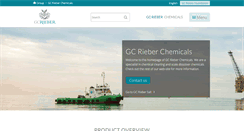 Desktop Screenshot of gcrieber-chemicals.com